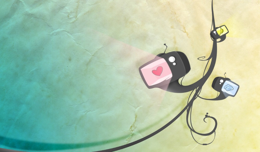 壁纸1024×600电脑艺术插画宽屏壁纸壁纸,电