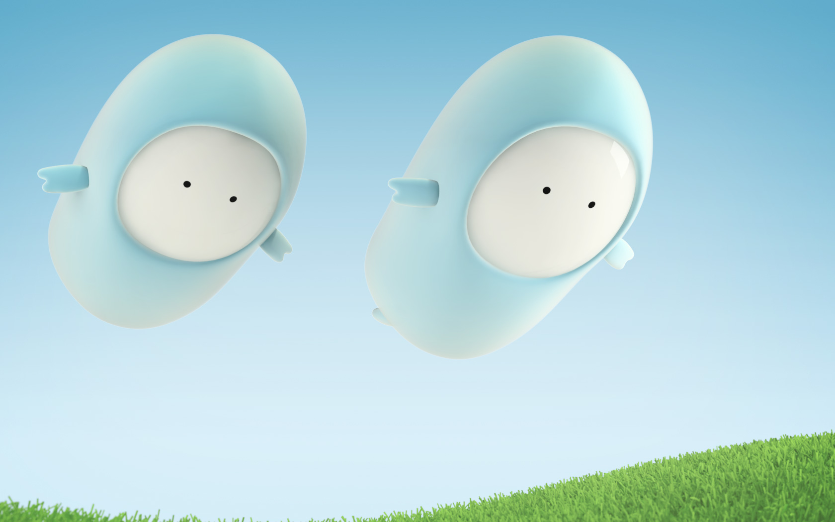 MM至爱 可爱3d艺术高清宽屏壁纸