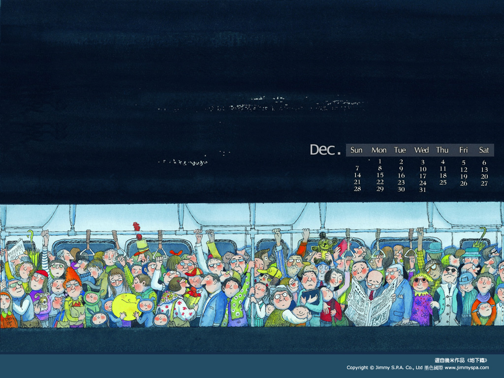 壁纸1024×768几米漫画壁纸 地下铁壁纸,几米漫画壁纸-地下铁壁纸图片-动漫壁纸-动漫图片素材-桌面壁纸