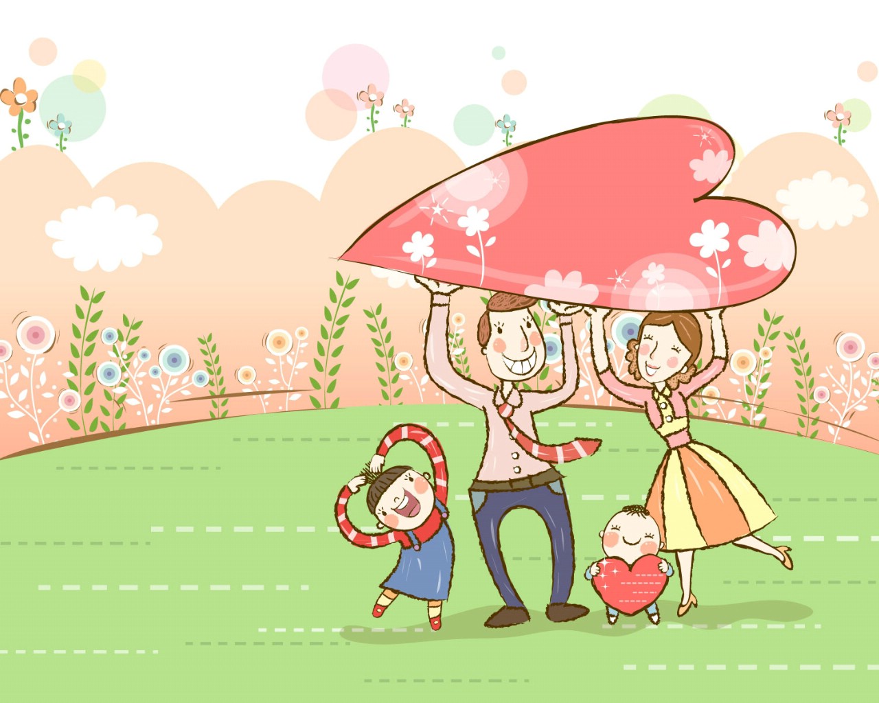 插画一家人手绘家庭设计图__广告设计_广告设计_设计图库_昵图网nipic.com