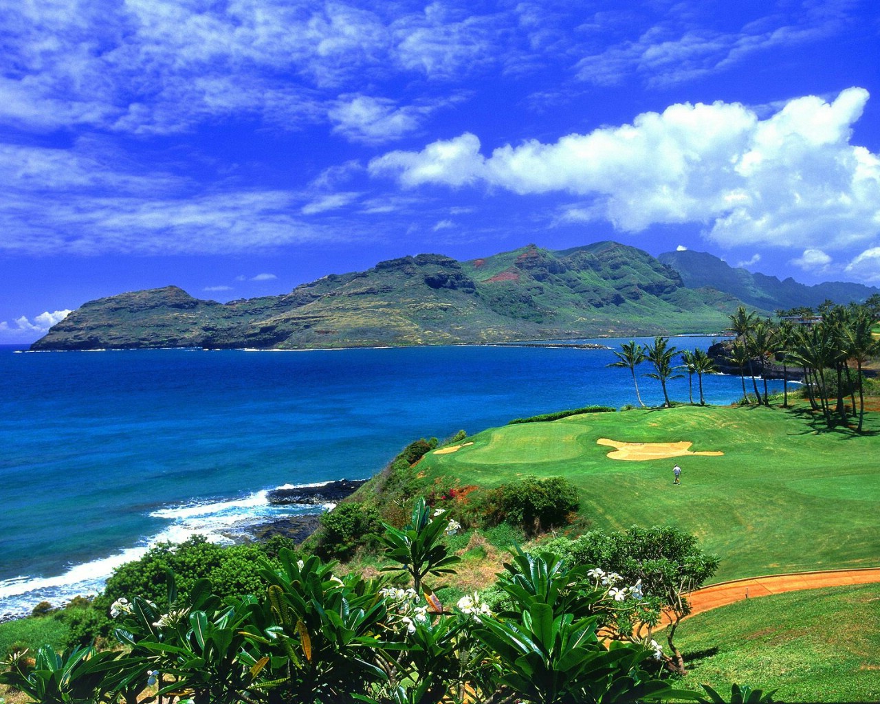感受外国 夏威夷风光精美壁纸