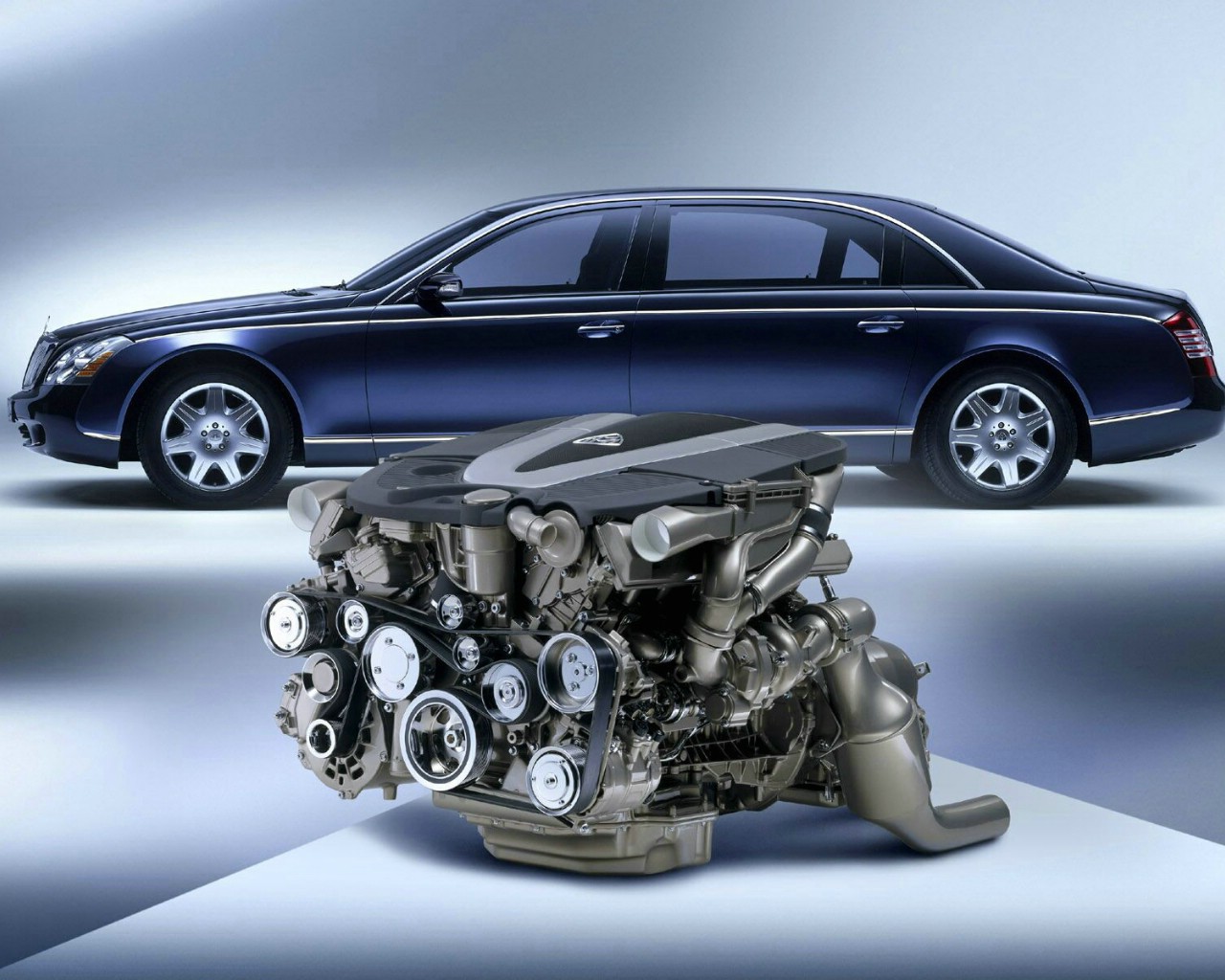 壁纸1280×1024迈巴赫 豪华汽车壁纸壁纸,迈巴